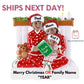 African American Christmas Family Ornaments 2024 - Family Christmas Ornament Personalized 2023 - Ornament for Christmas Family of 2 3 4 5 6