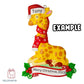 Giraffe Personalize Christmas Ornament