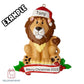 Personalized Lion Kids Christmas Ornament