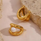 Vintage Pearl Earrings Gold Plated Pearl Jewelry Pearl Hoop Earrings Pearl Huggie Hoops Dangle Earrings with Pearls Bridesmaid Earrings