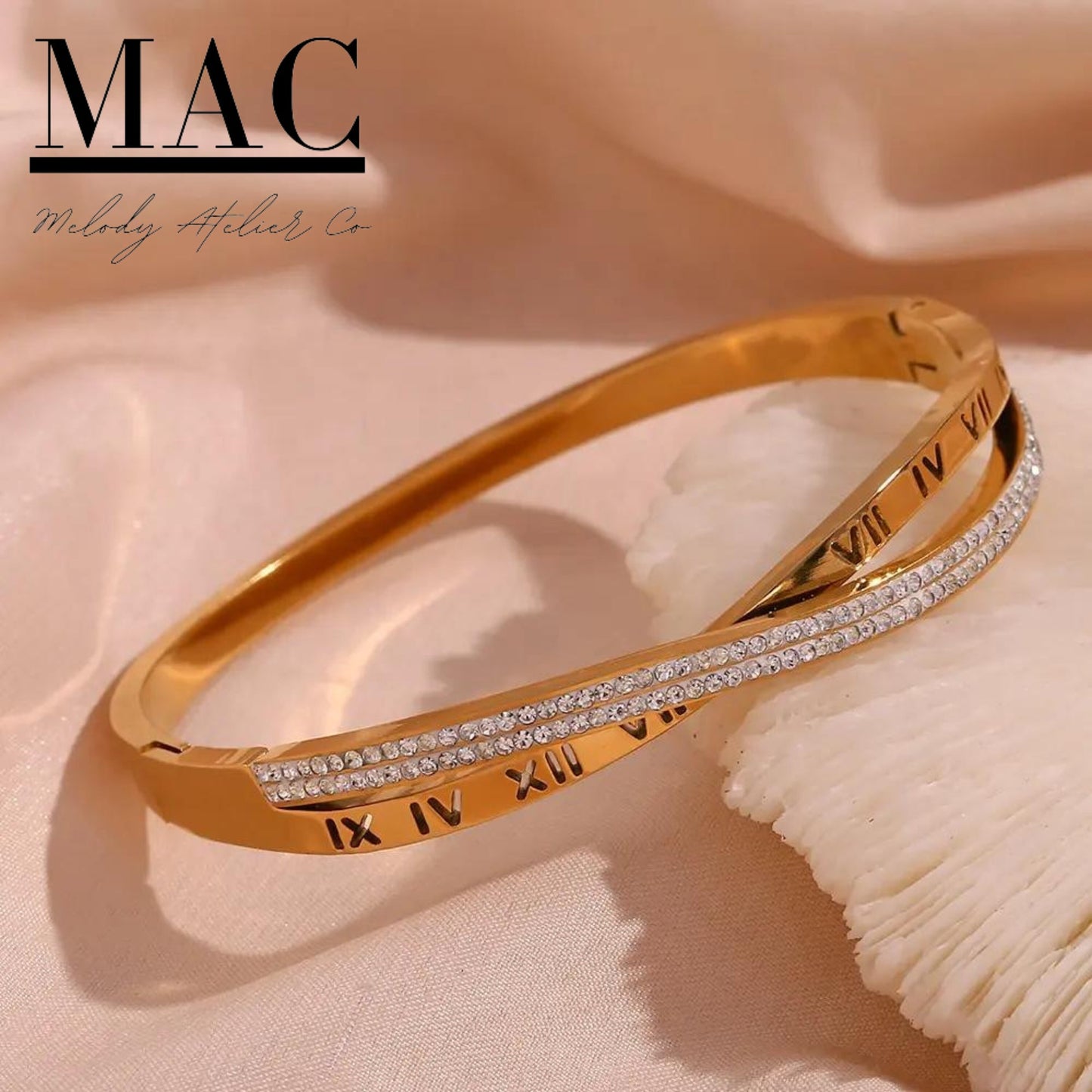 Gold Filled Bangle Bracelet Shiny Crystal Zircon Diamond Bracelet,bangle bracelet,18k Gold Diamond Bracelet,Gold Bangles Rhinestone