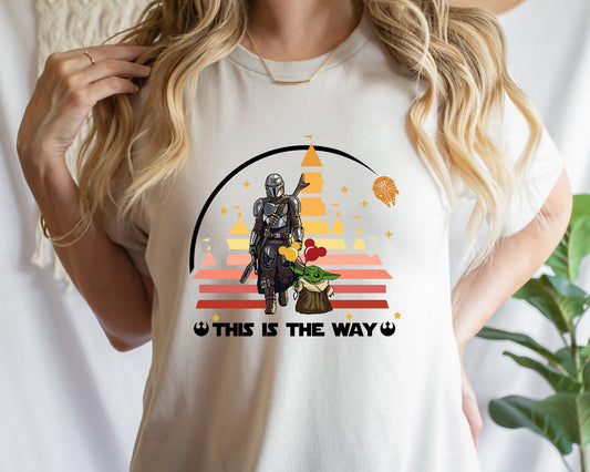 This Is The Way Shirt,Mandalorian Shirt,Star Wars Shirt,Star Wars Disney Shirt,Galaxy Edge Shirt,Disneyland, Disney World, Family Vacation