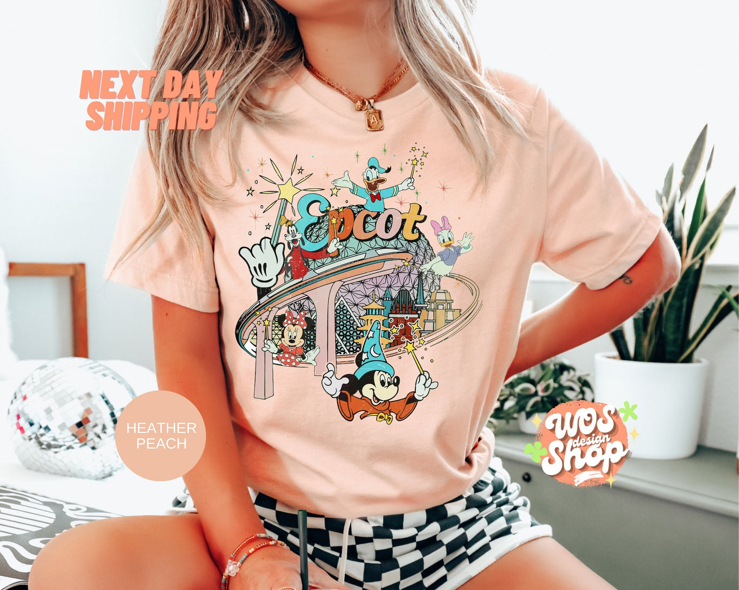 Disney Epcot Shirt, Vintage Epcot 1982 Shirt, Vintage Disney Shirt, Mickey And Friends, Disney Family Trip Matching Shirt