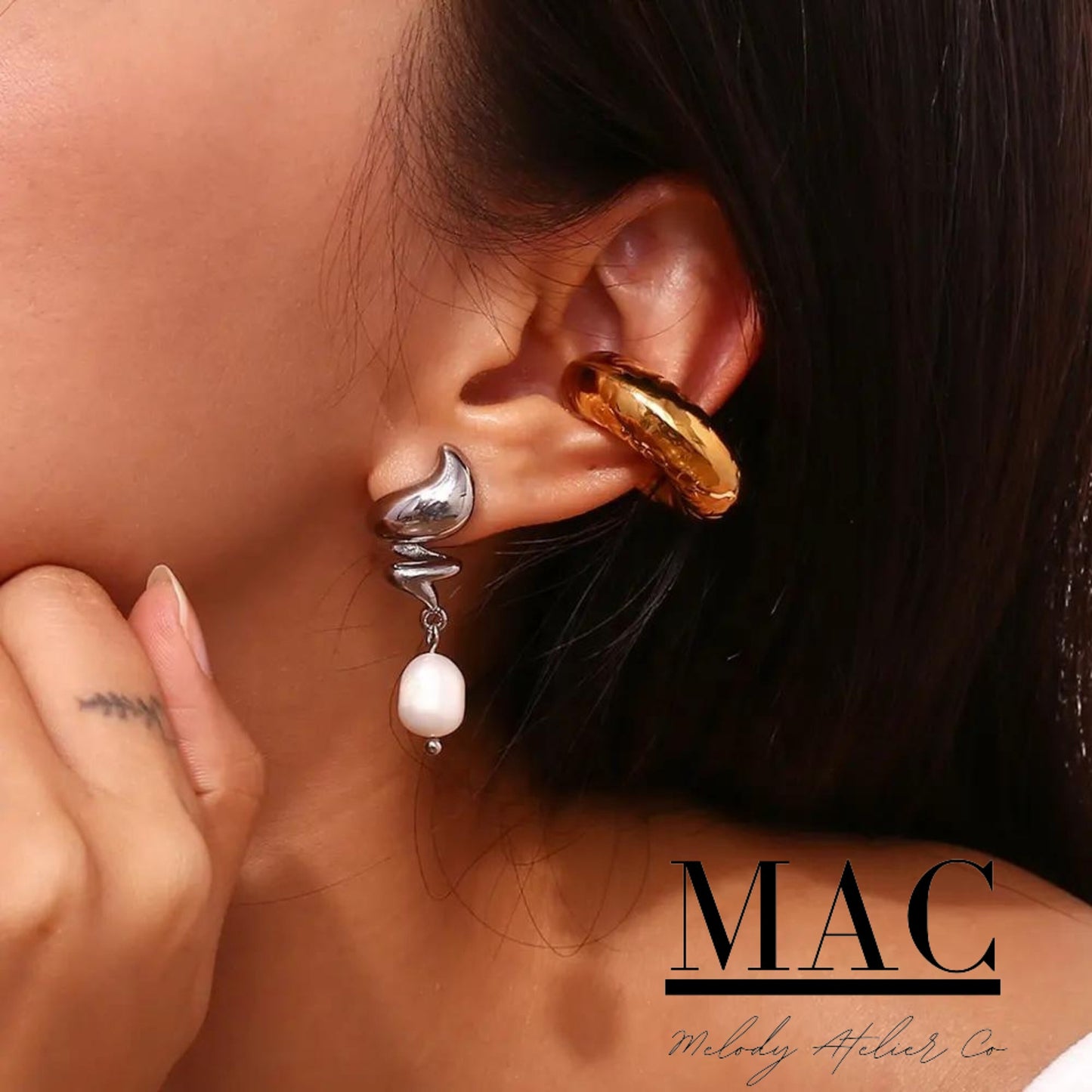 Pearl Earrings Gold Plated Pearl Jewelry Pearl Stud Earrings Pearl Bride Earrings Silver Pearl Earrings