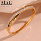 Gold Filled Bangle Bracelet Shiny Crystal Zircon Diamond Bracelet,bangle bracelet,18k Gold Diamond Bracelet,Gold Bangles Rhinestone