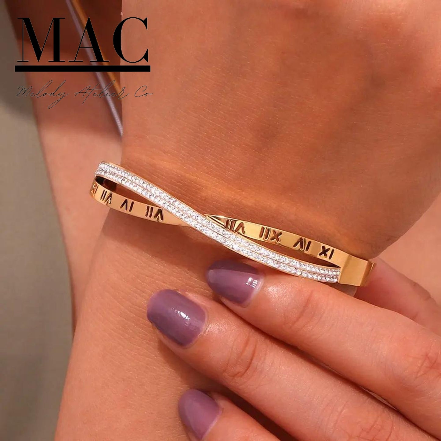 Gold Filled Bangle Bracelet Shiny Crystal Zircon Diamond Bracelet,bangle bracelet,18k Gold Diamond Bracelet,Gold Bangles Rhinestone