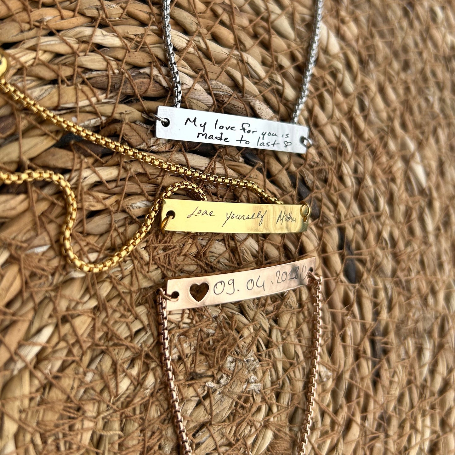 Custom Actual Handwriting Jewelry,Handwriting Bracelet,Custom Handwritten Gift, bracelet with handwriting