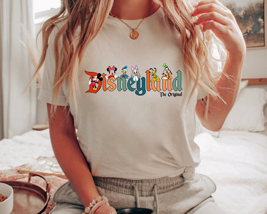 Disneyland The Original Shirt, Mickey Disneyland Shirt, Mickey and Friends Shirt, Vintage Disneyland Trip Family Shirt, Minnie Donald Pluto