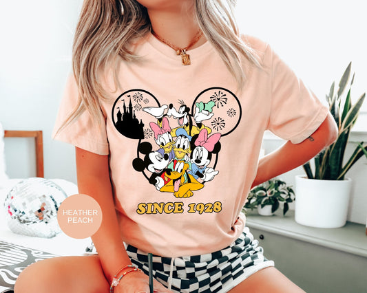 Mickey & Co Est 1928 Shirt, Mickey and Friends Shirt, Disney Characters Shirts, Matching Disney Shirts, Mickey And His Friends Shirt