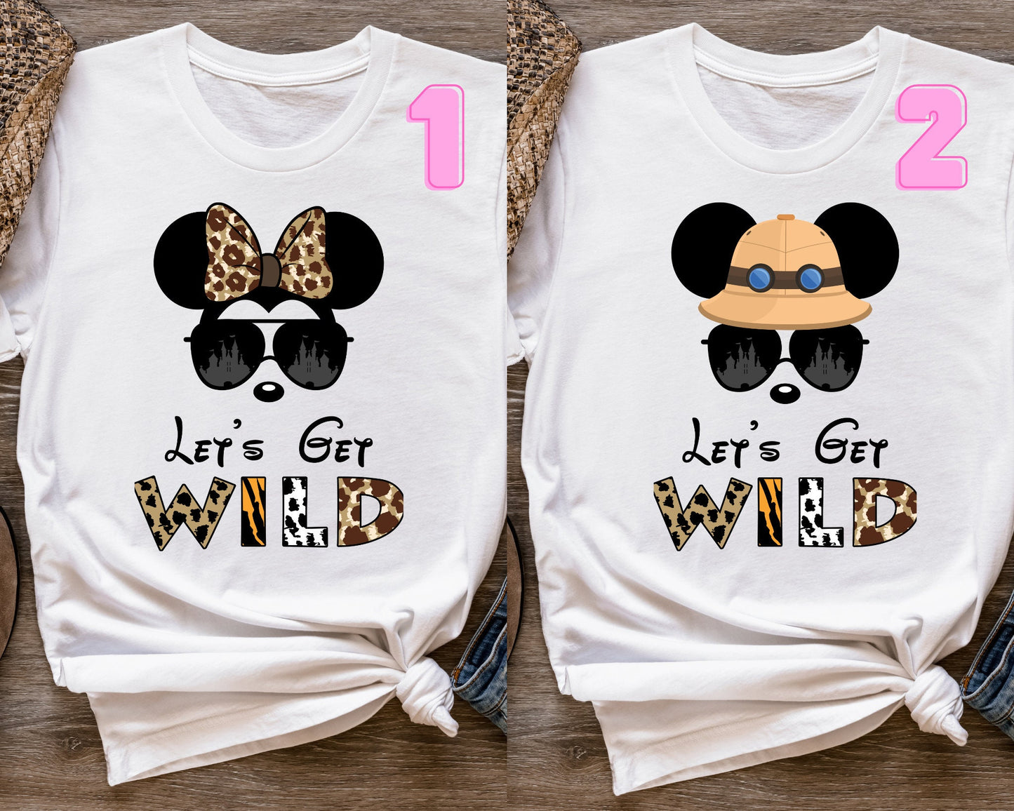 Lets Get Wild Animal kingdom shirt,Disney Family Shirts,Disney Matching Shirt,Animal Kingdom Shirt,Disney Vacation Shirt 2024,couple shirt